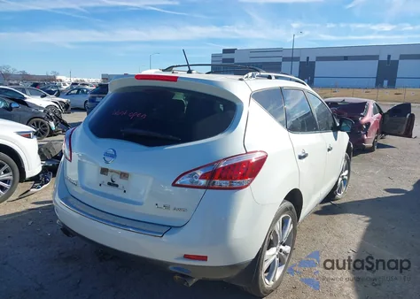 2011 Nissan Murano Le from USA, damaged, VIN JN8AZ1MW9BW172417